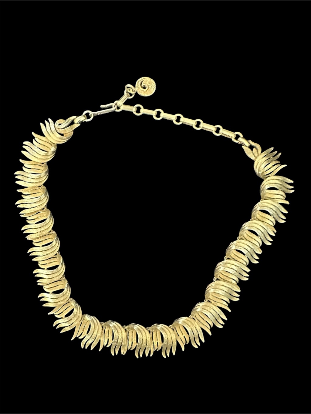 Vintage Lisner Brutalist Costume Choker